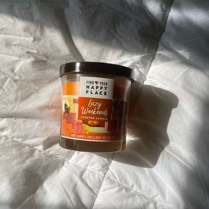 Fall scent candle Find you happy place candle